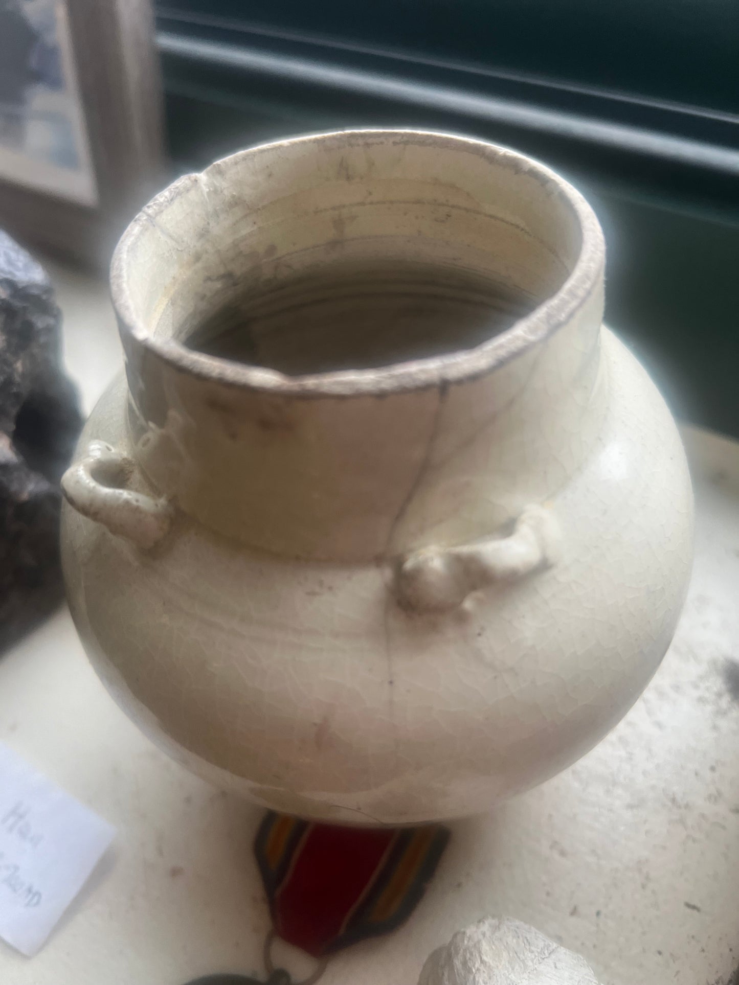 SET 2, Han Dynasty 700AD, Ginger jars, Proto Porcelain, Lt. Grey clay
