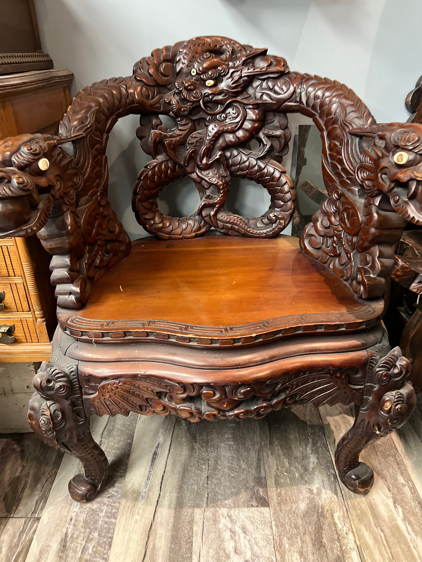 Carved oak 19th VERY NICE!!!!!