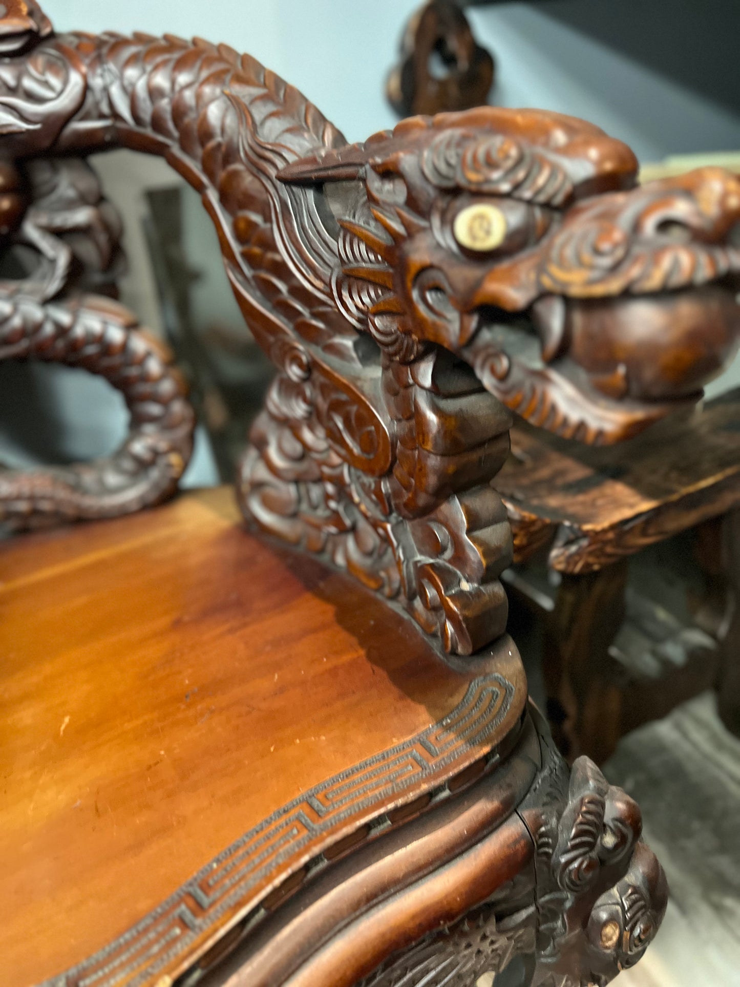 Carved oak 19th VERY NICE!!!!!