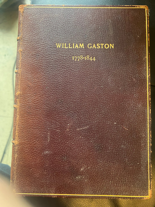 "VERY RARE" Only 2 Copies printed. From the Gov. William Gaston Estate.